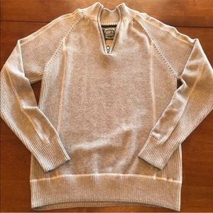 BKE Buckle Athletic Fit Gray Pullover Sweater Sz L